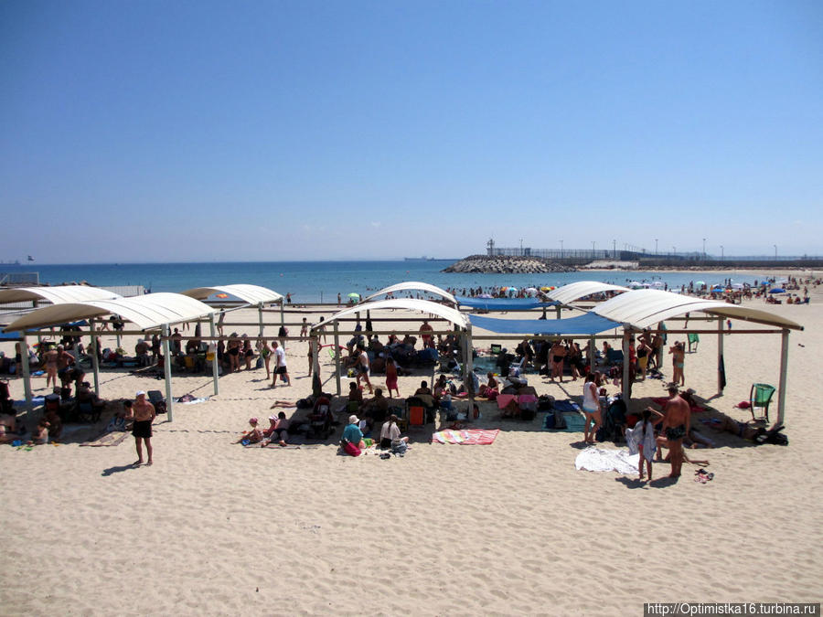 Тихий пляж Хайфа, Израиль