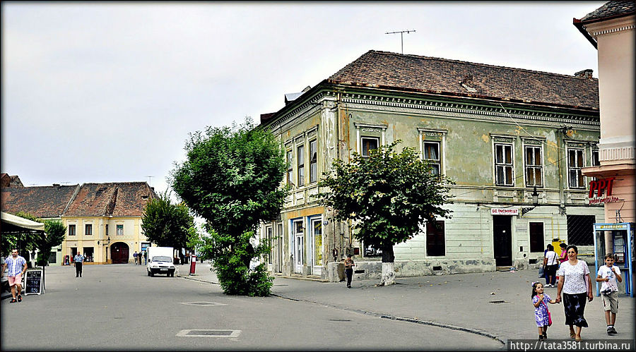 Старейший город Трансильвании Медиаш, Румыния