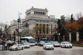 На площади Plaza de la Cibeles