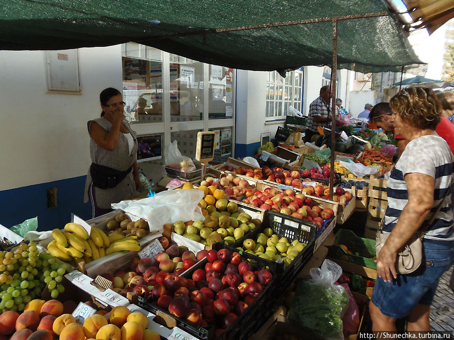 Краски летнего рынка Албуфейра, Португалия