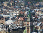 панорама Львова с высокого замка
Исторический центр Львова внесен в Список Всемирного наследия Юнеско