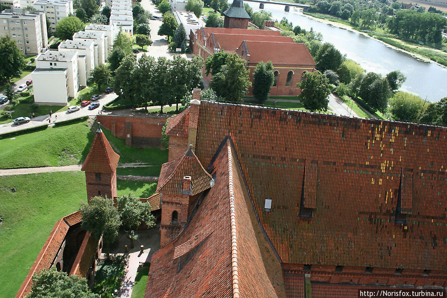 Виды с Главной башни Мальборк, Польша