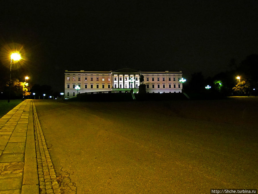 прошли еще, так вот ты какой, Королевский дворец Норвегии Осло, Норвегия