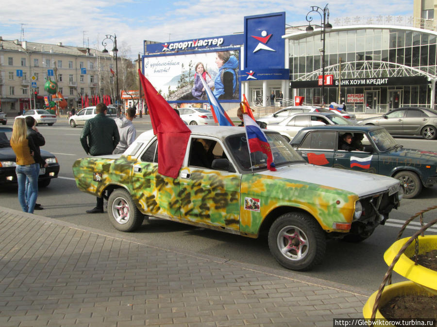 Тюмень на День Победы-2014, некоторые наблюдения Тюмень, Россия