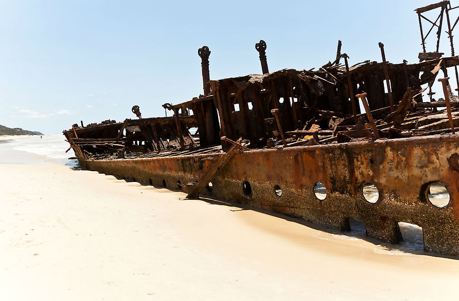 #1 Maheno Shipwreck Остров Фрейзер, Австралия