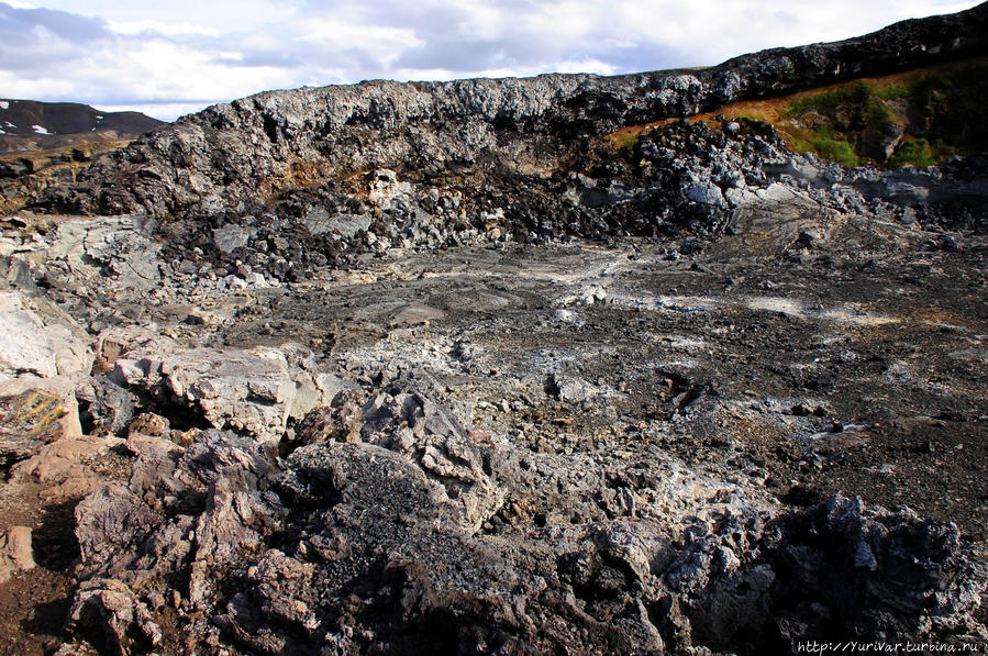 Вулканическая зона Крафла в северной Исландии Рейкьяхлид, Исландия
