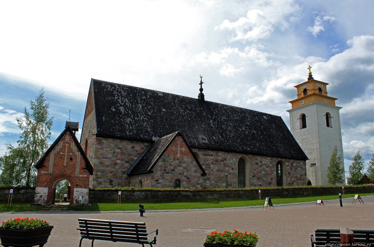 Nederluleå kyrka - церковь, давшая старт образованию городка