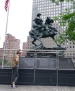 Памятник «Ответ Америки» (America’s Response Monument), неофициально «Конный солдат» (Horse Soldier), в Парке Свободы, Нью-Йорк