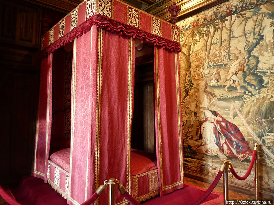 Спальня герцога Сезара Вандомского, сына фаворитки ГенрихаIV Габриэль де Эстре