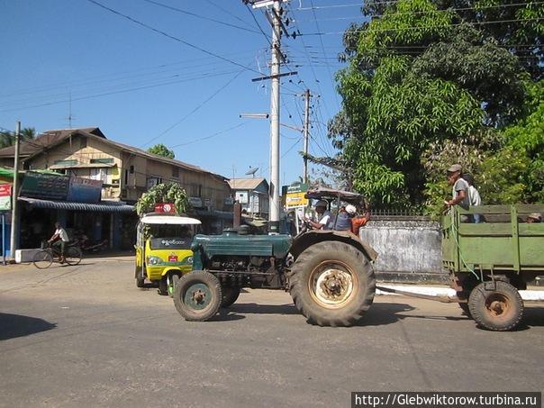 Транспорт в городе Багоу Багоу, Мьянма