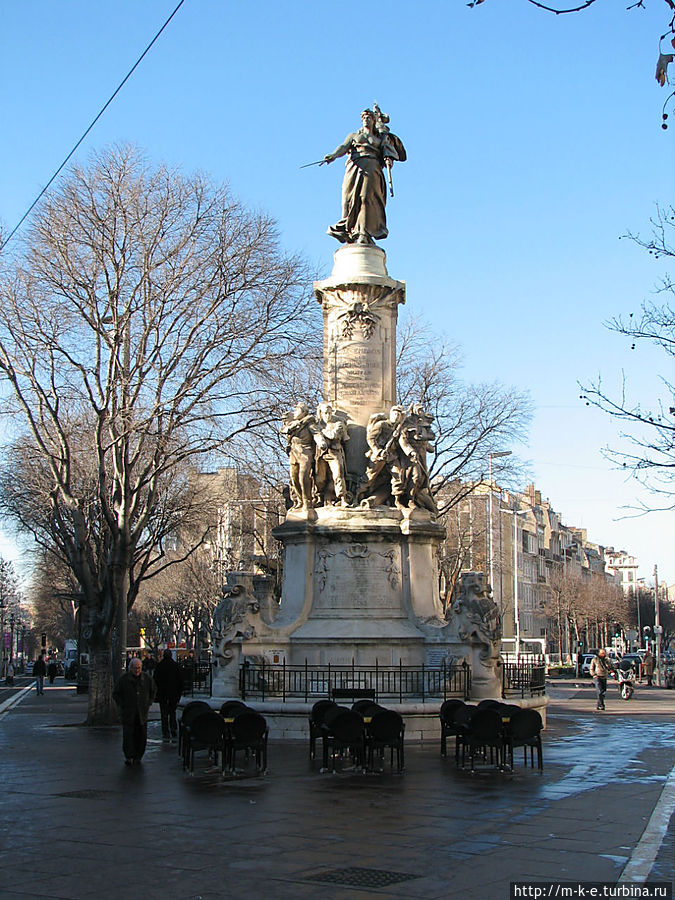 памятник воинам департамента Буш-дю-Рон, погибшим в войне 1870-1871 годов. Марсель, Франция