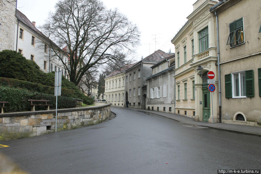 Улица Опатичка — местное Рублевское шоссе из 19 века Загреб, Хорватия