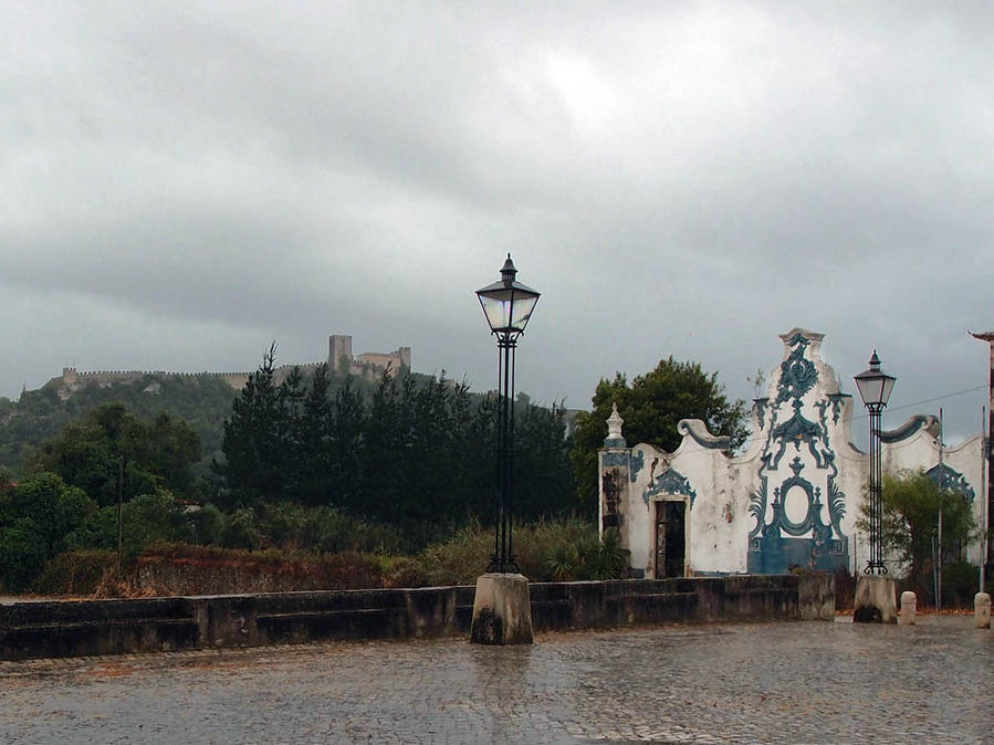 Очень дождливый день Обидуш, Португалия