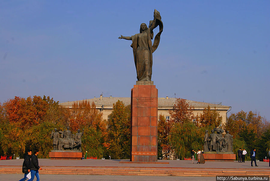 Столица Кыргызстана Бишкек, Киргизия