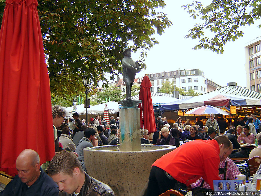 Знаменитости  городского рынка Мюнхен, Германия
