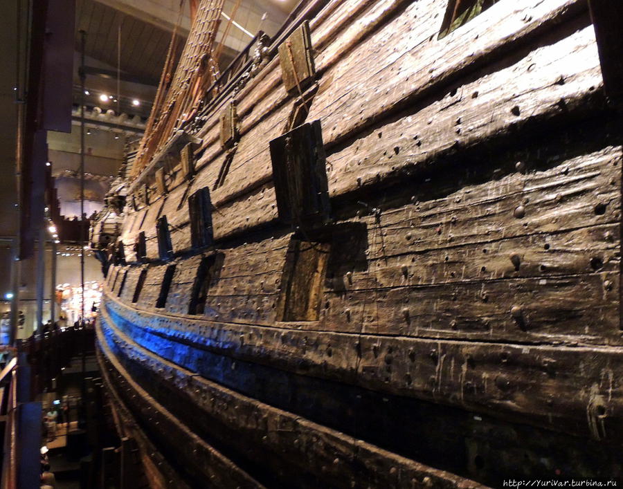 Корпус корабля Vasa был сделан из дуба Стокгольм, Швеция