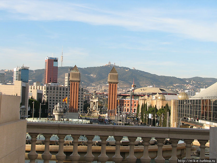 Рамбла и площадь Испании Барселона, Испания