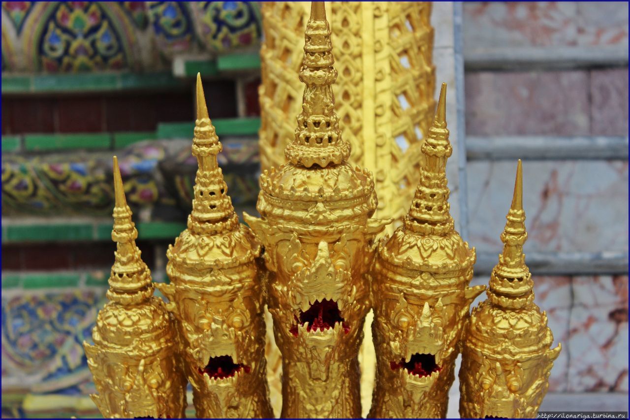 Золото королевских дворцов Бангкока Бангкок, Таиланд