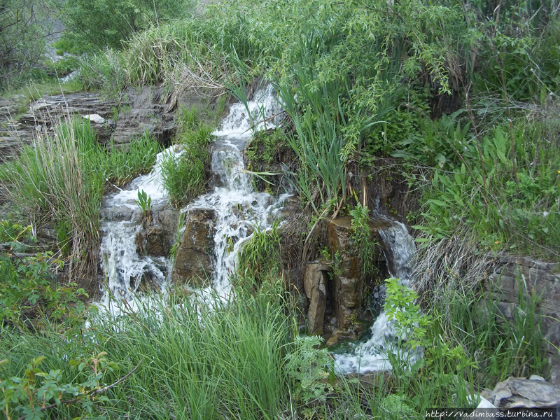 Водопад Зирчанский,с.Бобриково.,Луганская область Луганская область, Украина
