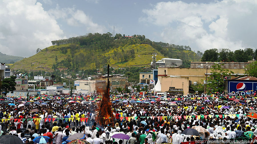 Обретение Креста. День второй Гондер, Эфиопия