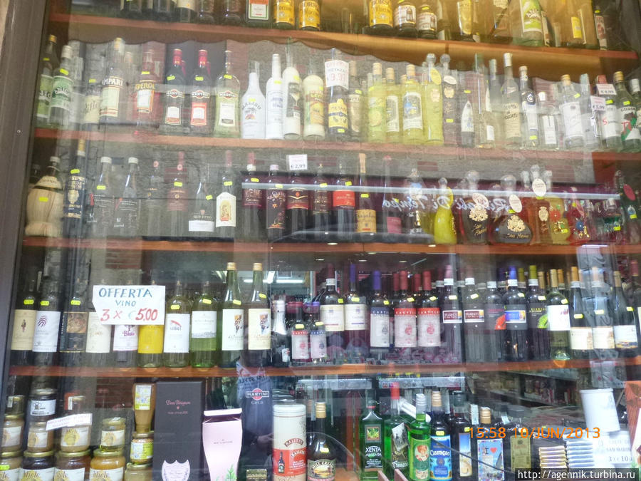 Магазины с алкоголем — везде скидки Сан-Марино, Сан-Марино