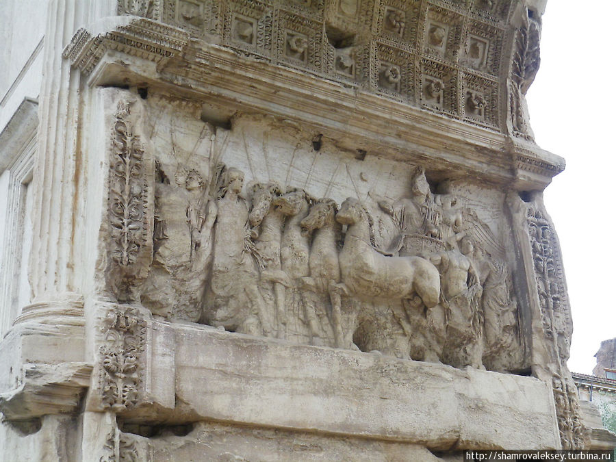 Триумфальные арки Римского Форума Рим, Италия