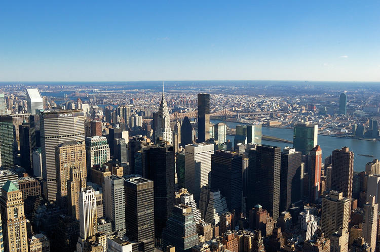 Вид на Манхэттен с Эмпайр