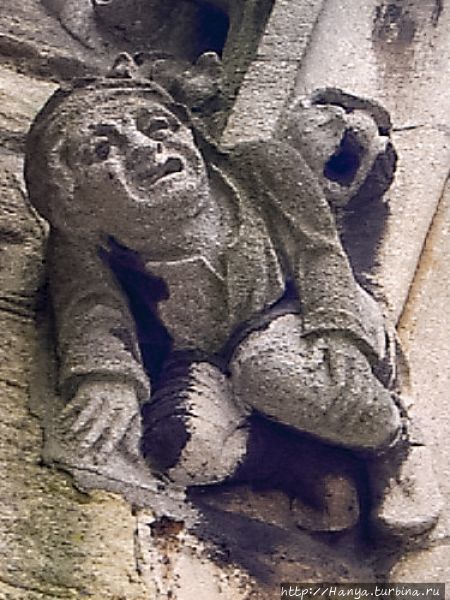 Церковь Св. Девы Марии в Оксфорде. Горгульи. Фото из интернета Оксфорд, Великобритания