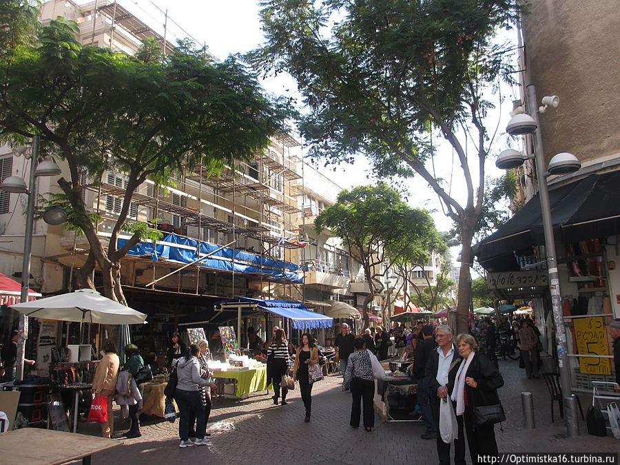 Улица Нахалат Беньямин Тель-Авив, Израиль