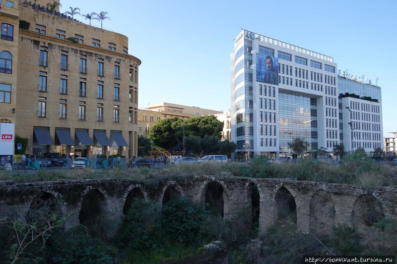 Римские развалины на площади Мучеников Бейрут, Ливан