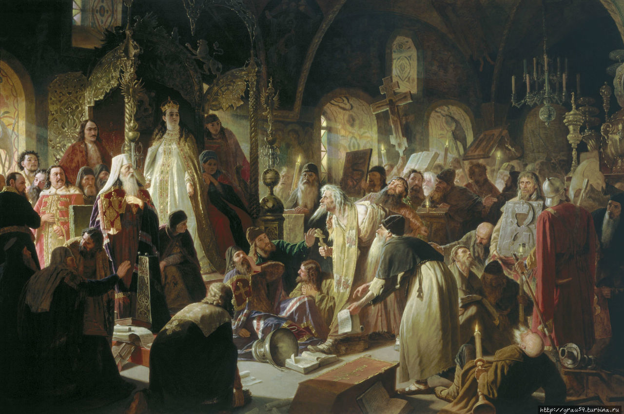 Василий Григорьевич Перов «Никита Пустосвят. Спор о вере» (1880-1881) Москва, Россия