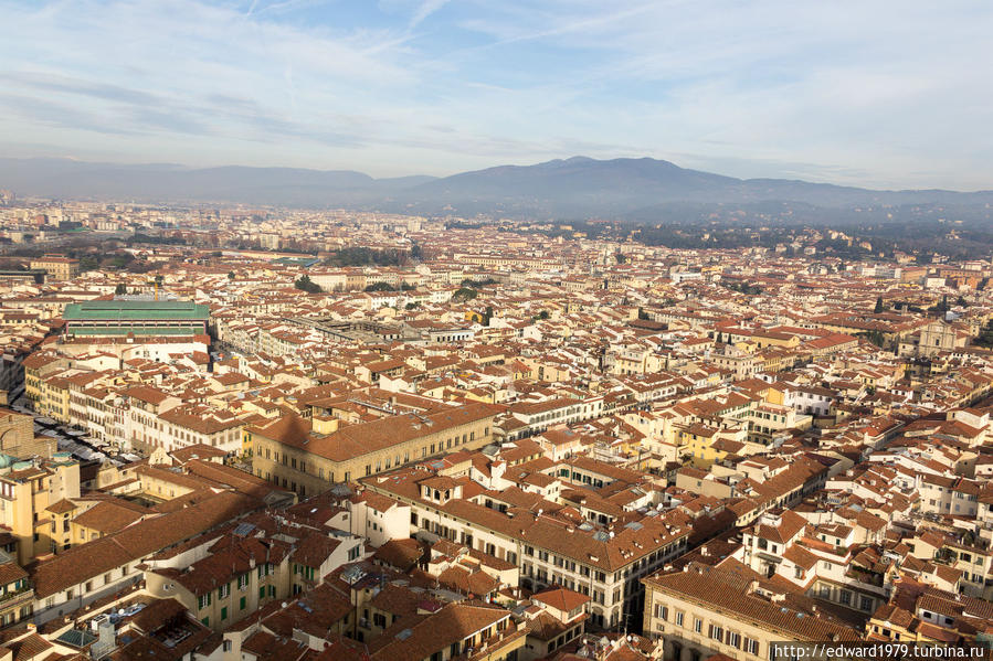 Флоренция с купола Санта Мария дель Фьоре Флоренция, Италия