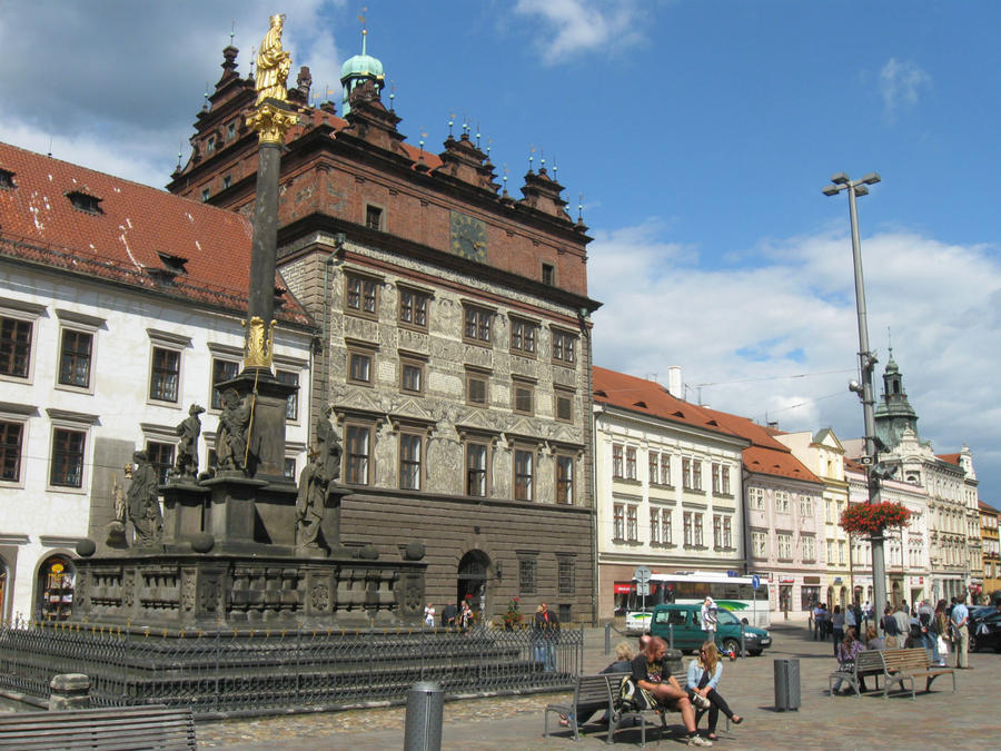 Здание городской ратуши Пльзень, Чехия