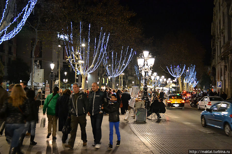 Вечерняя Барселона. От площади Испании до Барселонеты Барселона, Испания Вечерняя Барселона. От площади Испании до Барселонеты Барселона, Испания