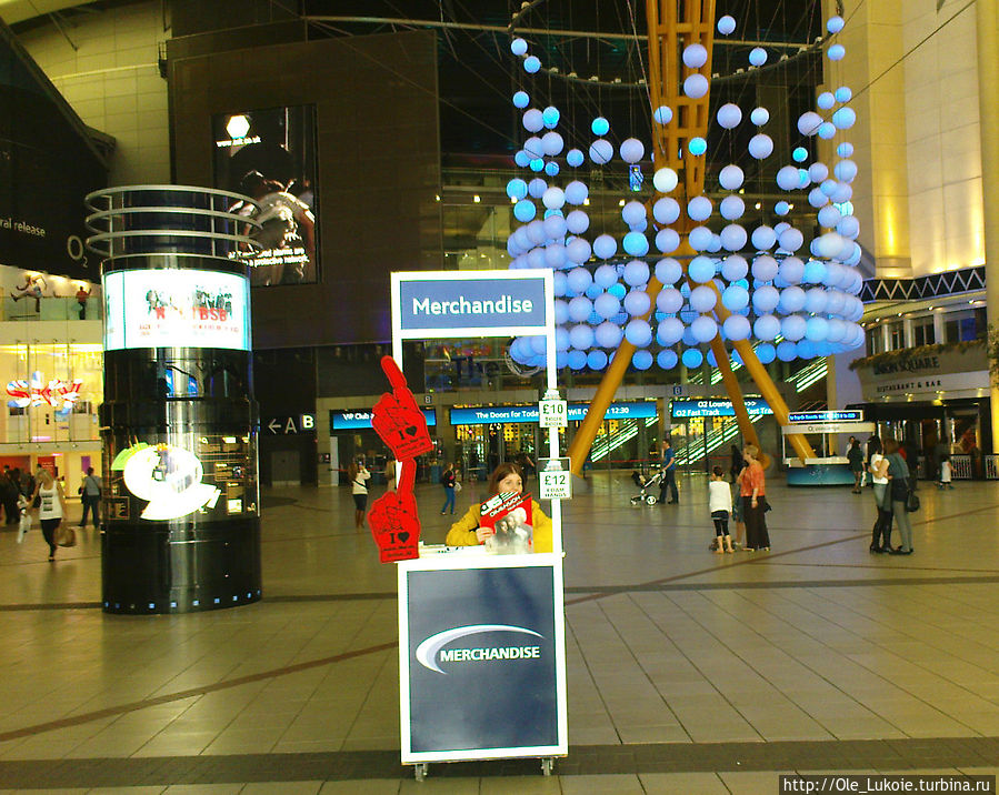 Внутри Арены О2 Внутри Арены О2