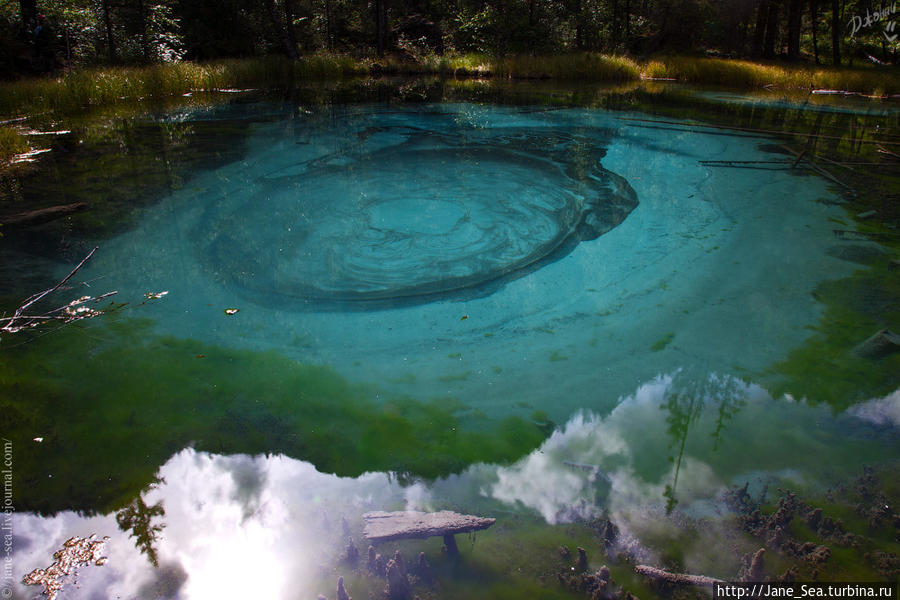 Голубое глиняное озеро Республика Алтай, Россия