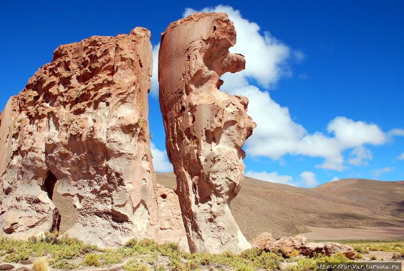 Фантазии каменных эрозий высокогорной Боливии Боливия