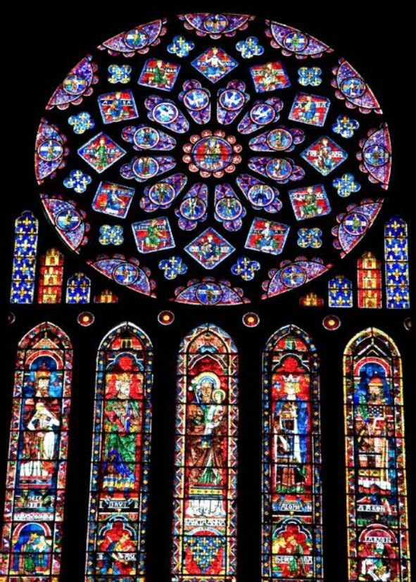 Кафедеральный собор в городе Шартр Шартр, Франция