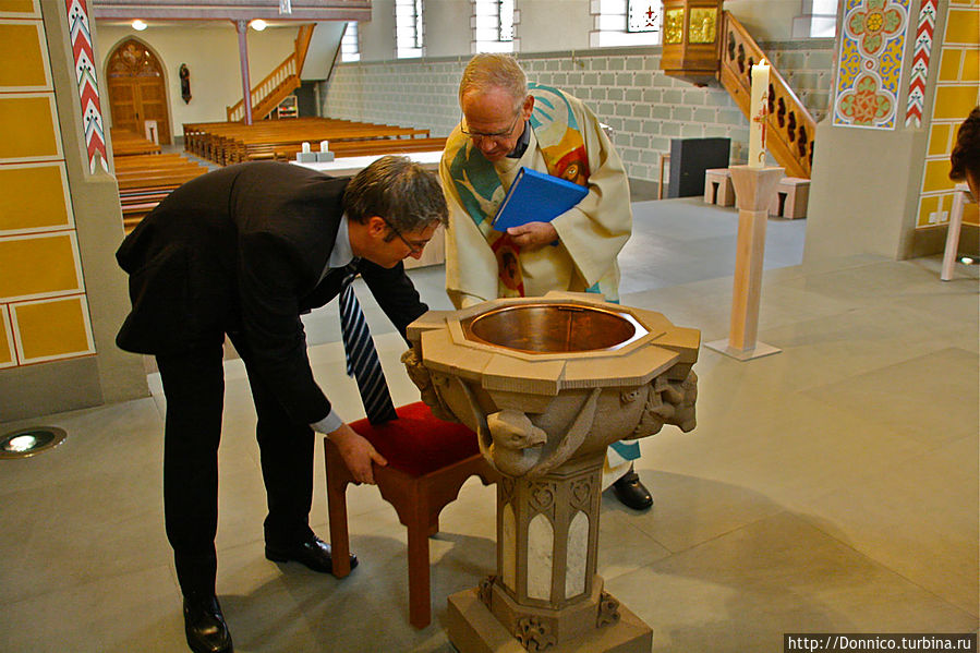 Впечатления о католическом крещении Цюрих, Швейцария