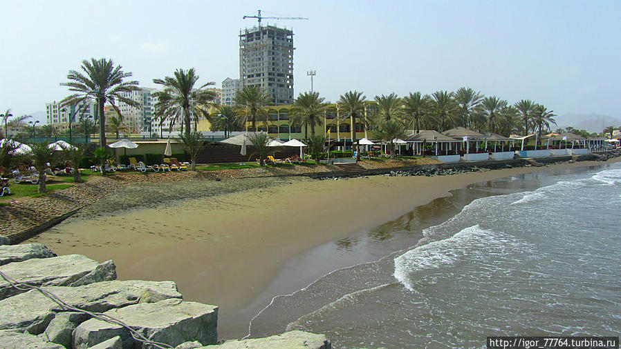 Городской пляж. Фуджейра, ОАЭ