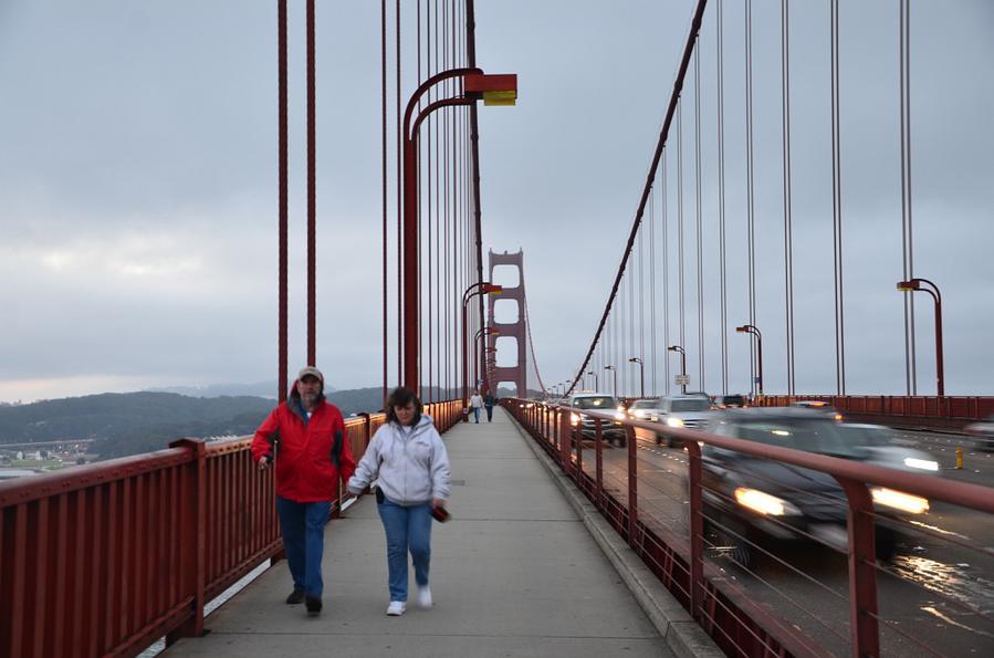 Пешком по мосту Сан-Франциско, CША