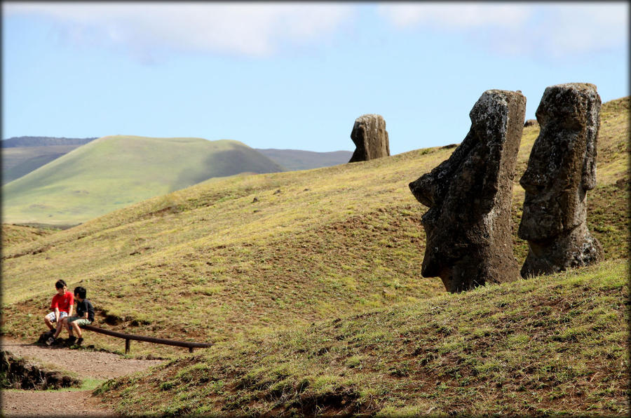 Достопримечательности острова Пасхи (RANO RARAKU)