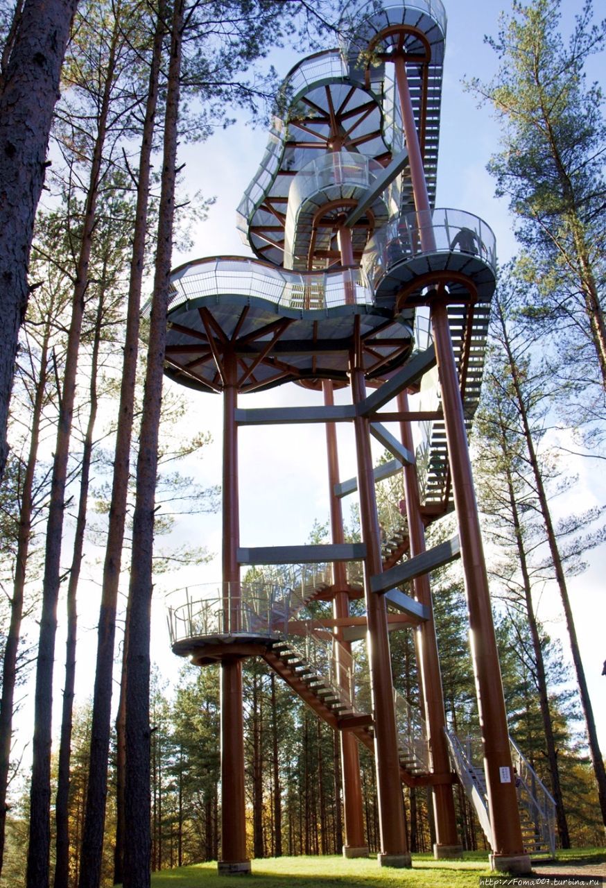 Башня обзора в Меркине Друскининкай, Литва