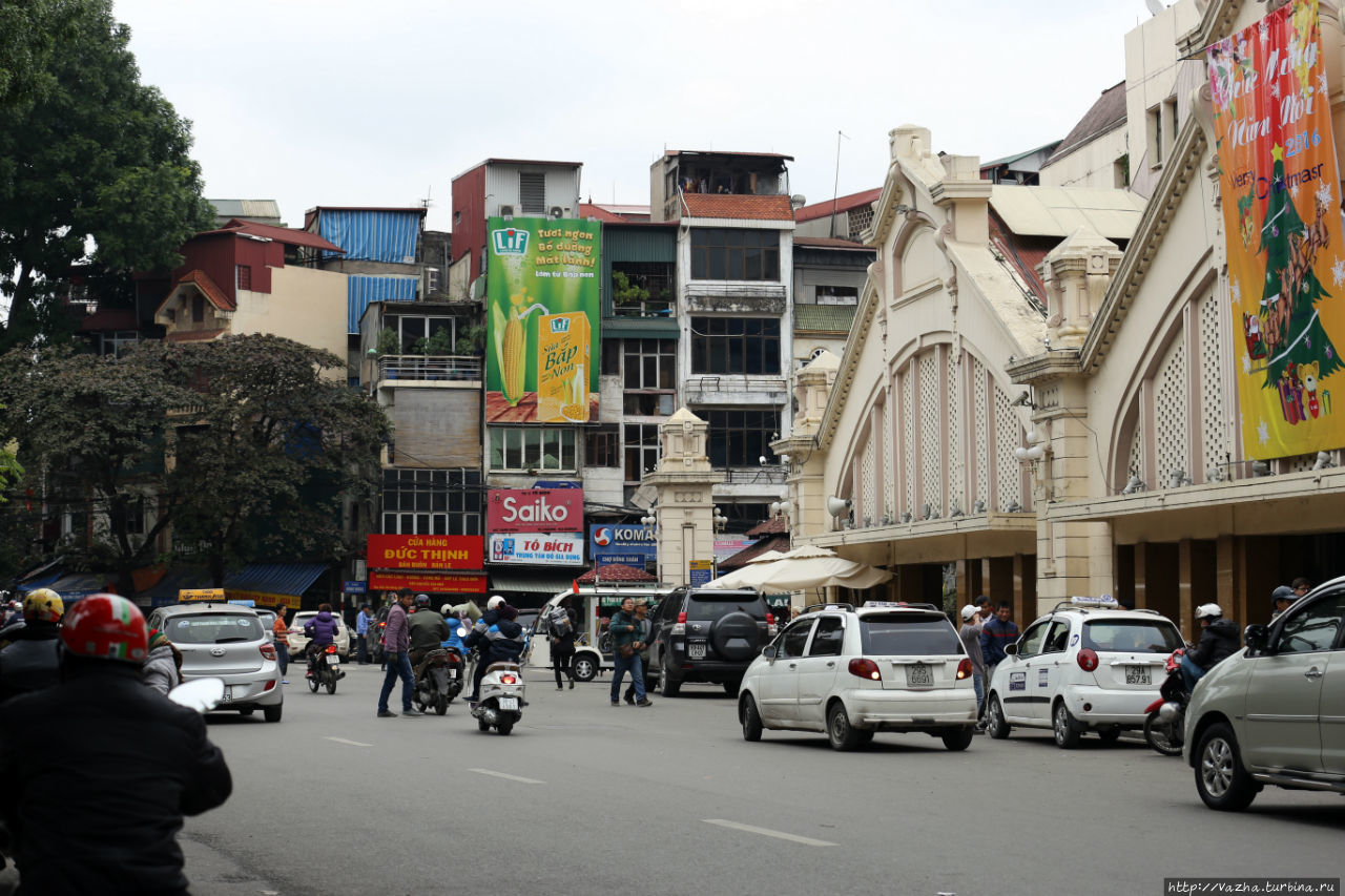 Окрестности рынка Ханой, Вьетнам
