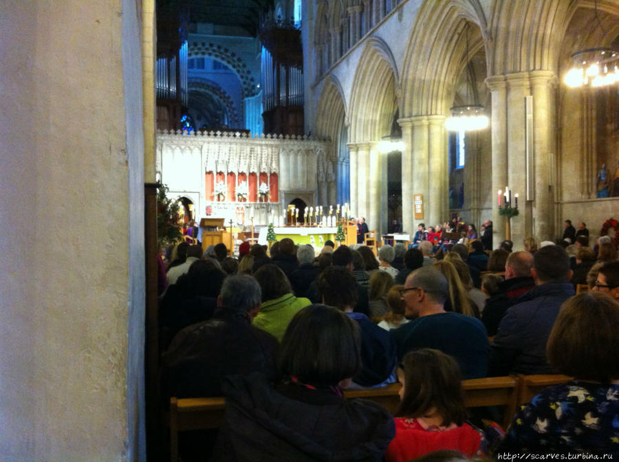Рождество в Сент-Олбанс — св. Албаний, паломники и ярмарка Сент-Олбанс, Великобритания