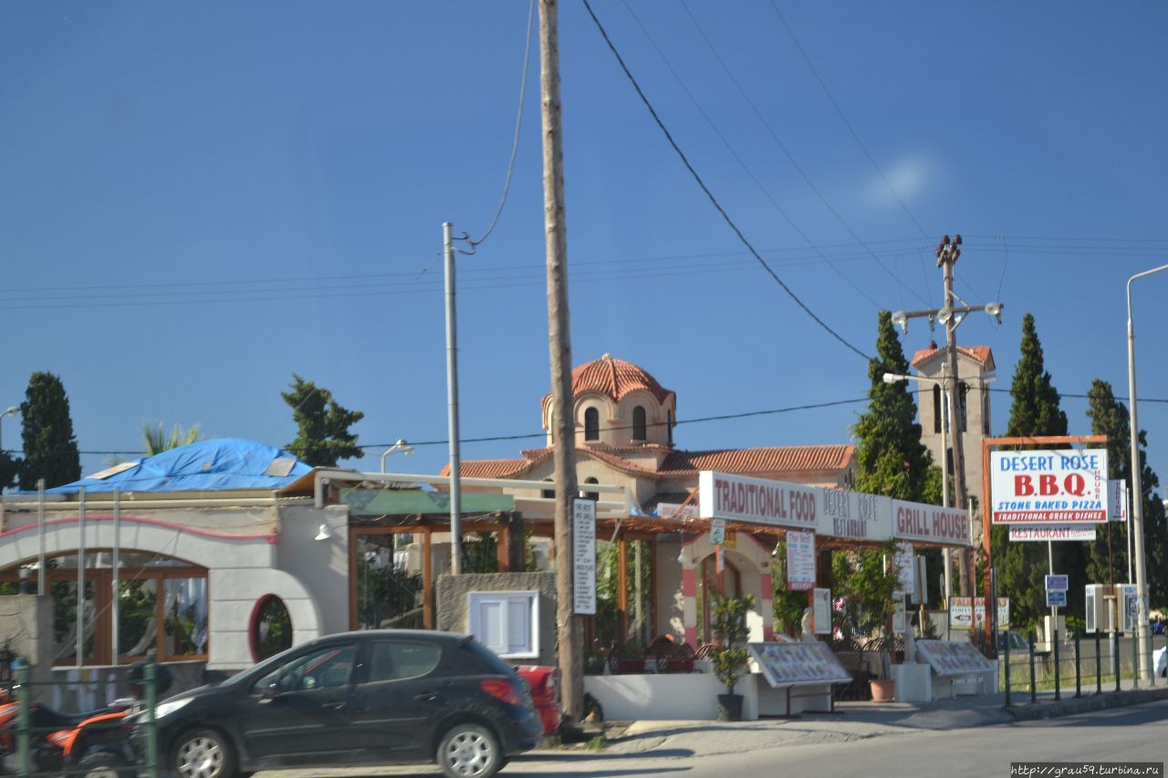 Церковь святого Нектария / Church of St. Nektarios in Faliraki
