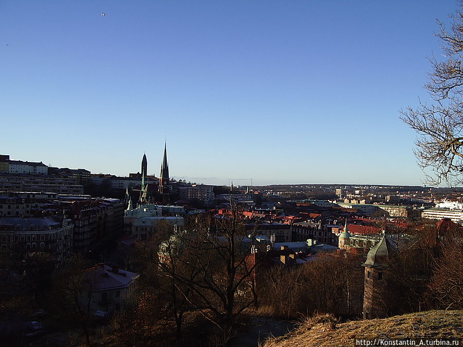 вид на город Гётеборг, Швеция