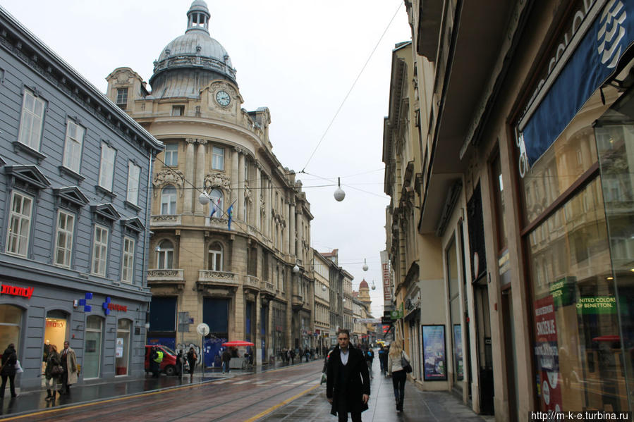 Немного Нижнего города Загреб, Хорватия