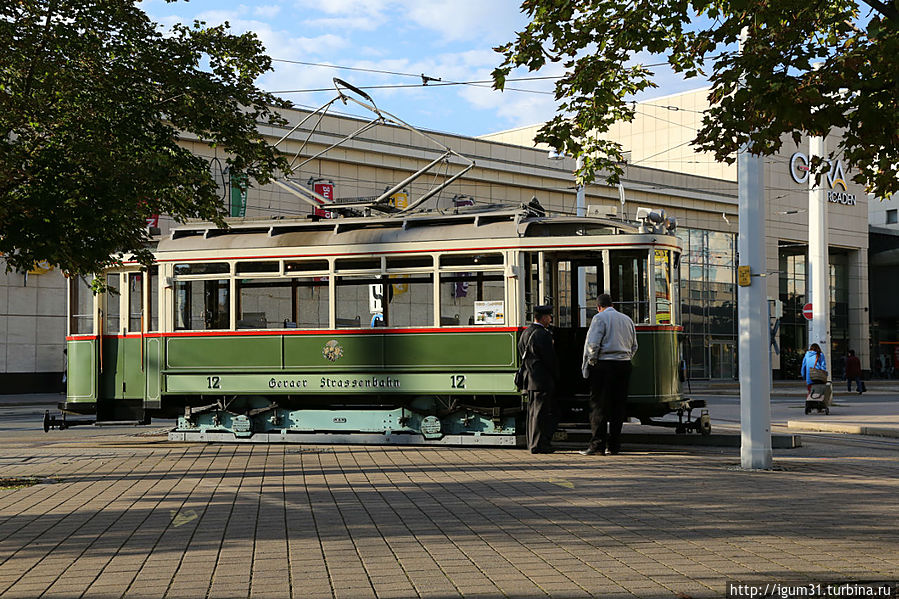 Старый трамвай Гера, Германия