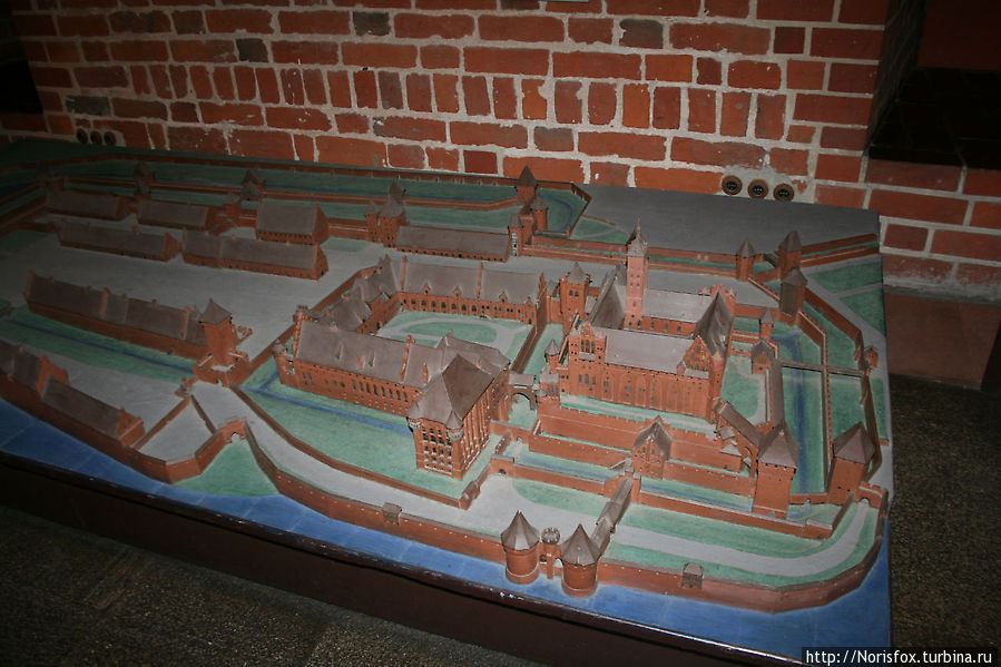 Макет замка Мальборк, Польша